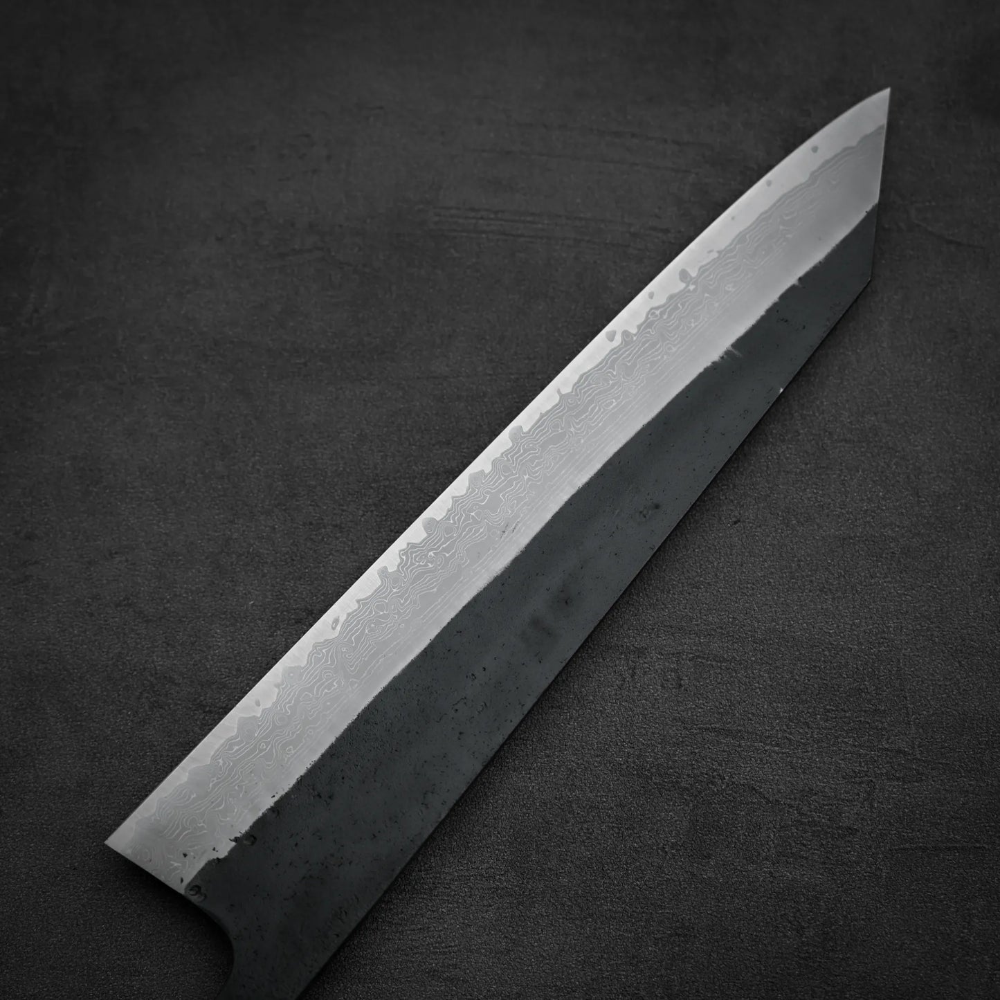 初心 心輝ろ 黒打ダマスカス AS 切付牛刀 240mm