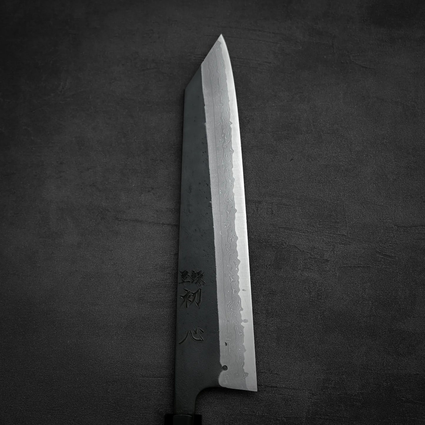 初心 心輝ろ 黒打ダマスカス AS 切付牛刀 240mm