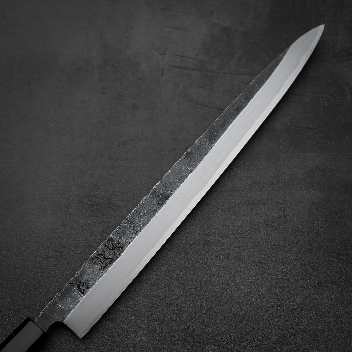 初心 白鷺 黒打青紙#2 柳刃 300mm
