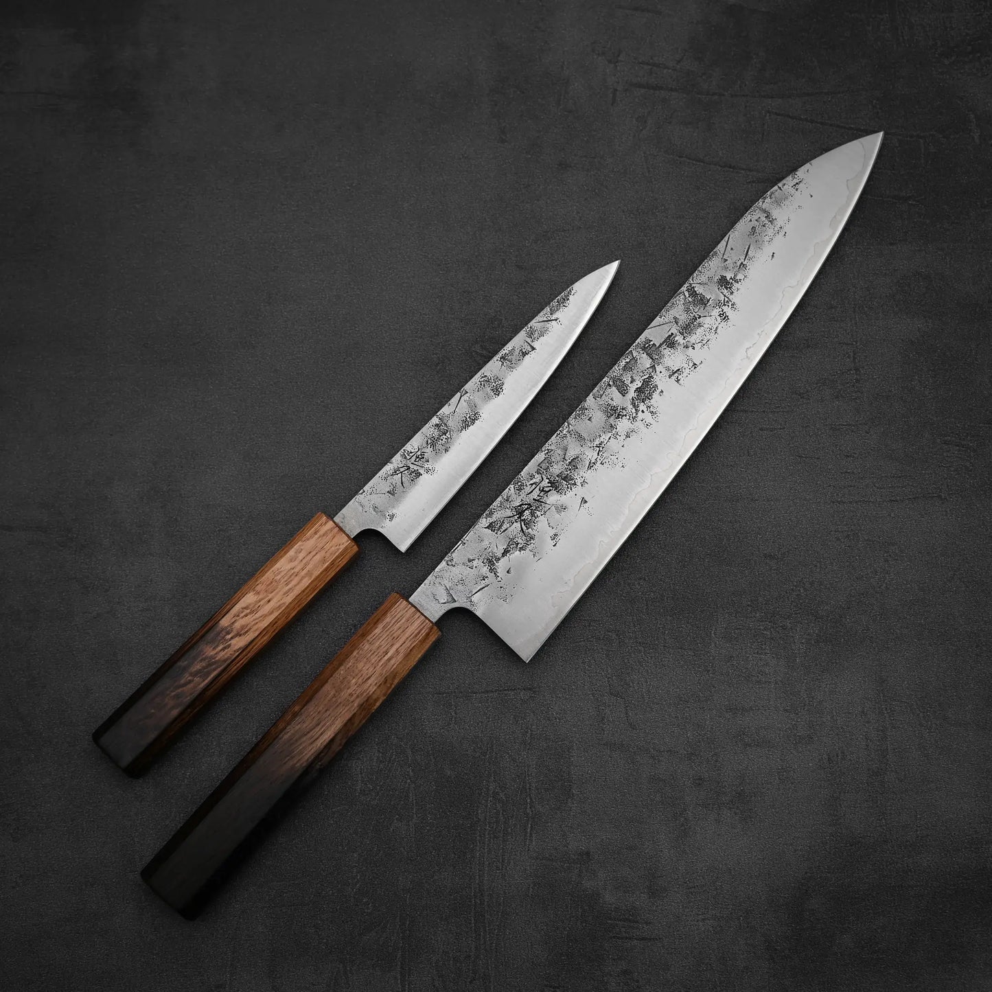 常久 梨地SLD 牛刀 240mmとペティ 140mmの包丁セット