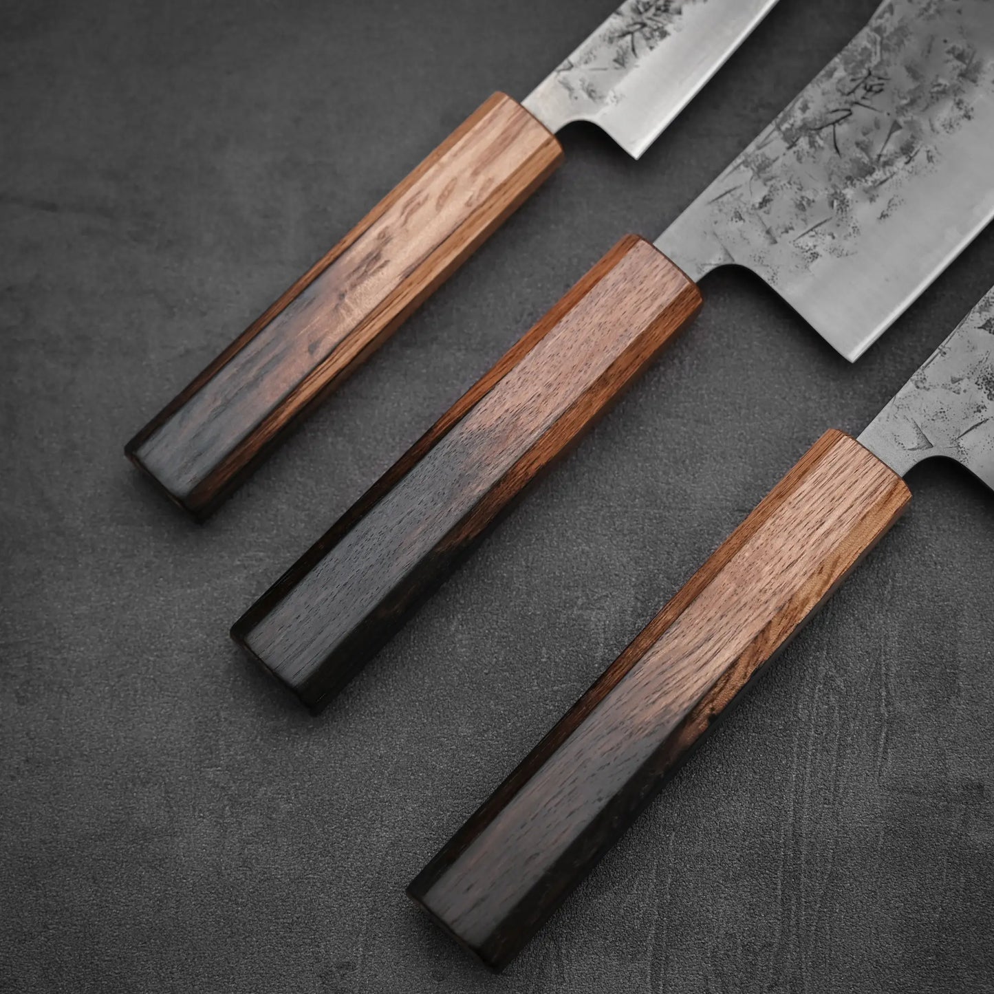 常久 梨地SLD 牛刀240mm、菜切170mm、ペティ140mm包丁セット