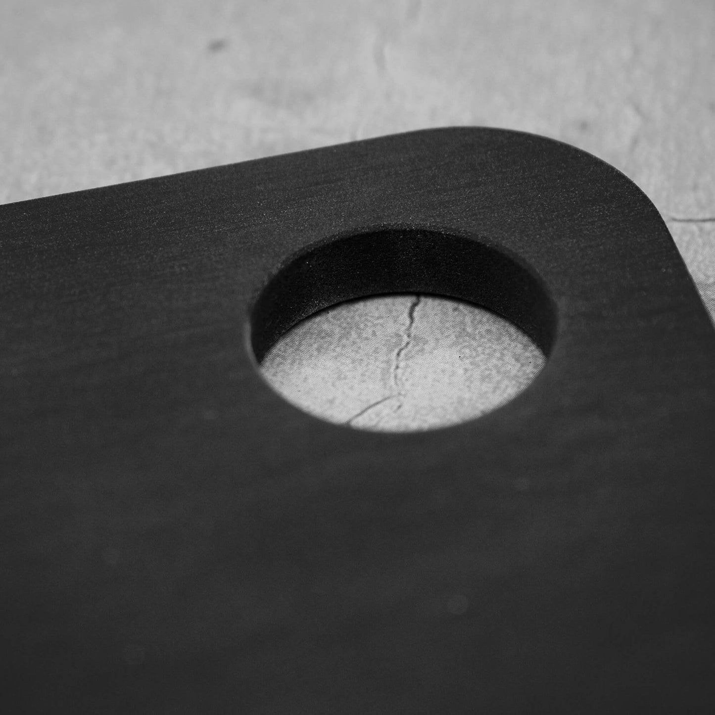 Asahi Black Synthetic Rubber Cutting Board (L)