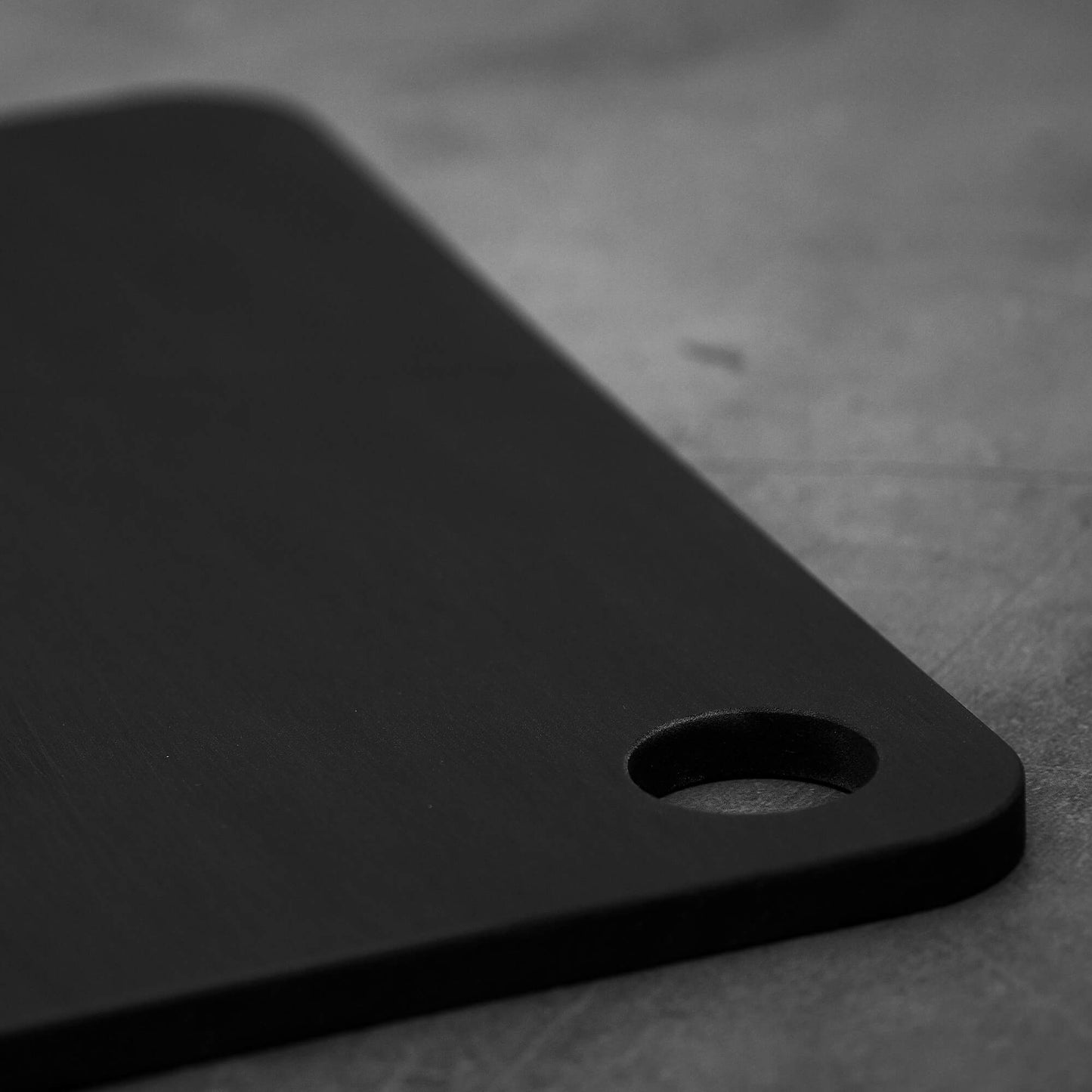 Asahi Black Synthetic Rubber Cutting Board (L)
