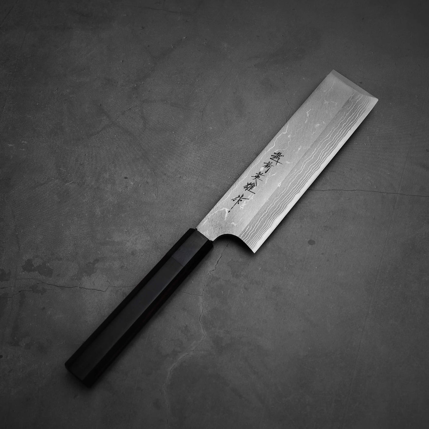 Hideo Kitaoka damascus shirogami#2 usuba 180mm