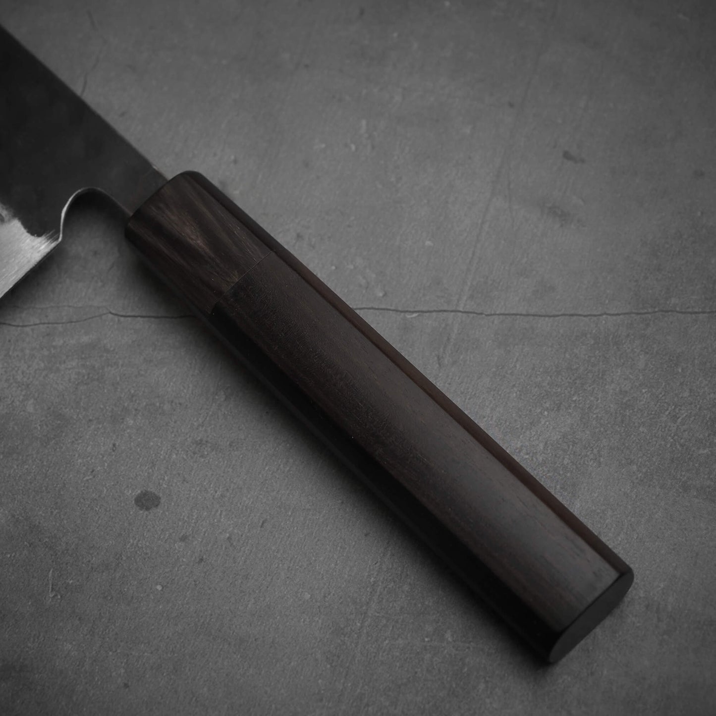 Teruyasu Fujiwara Denka ebony santoku 180mm