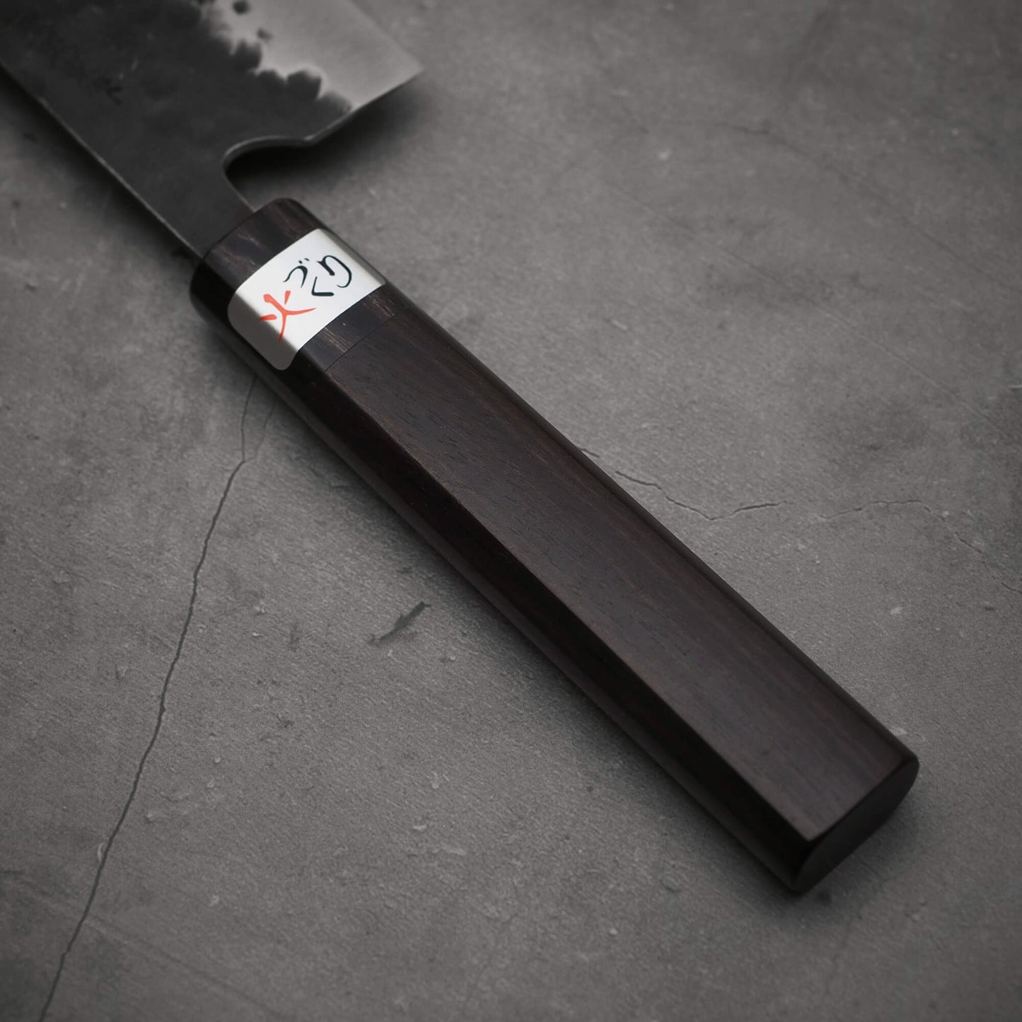 Teruyasu Fujiwara Denka ebony santoku 180mm