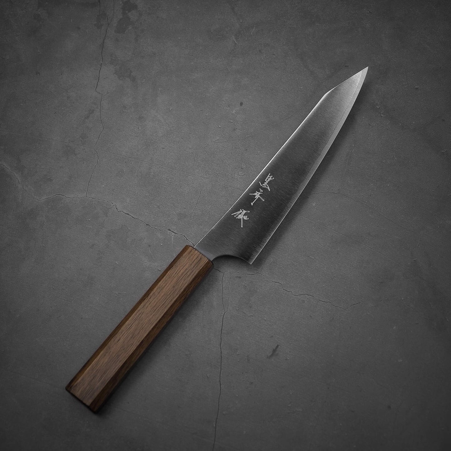 Top view of Yu Kurosaki HAP40 Gekko petty knife