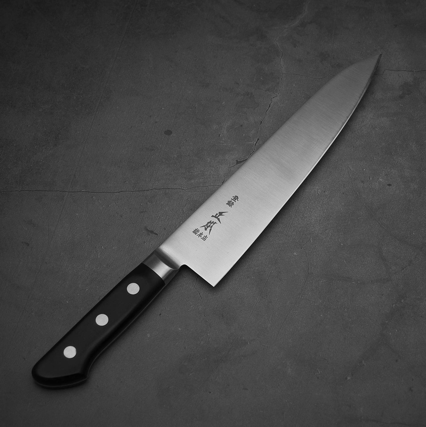 Top view of Masamoto VG yo-gyuto knife