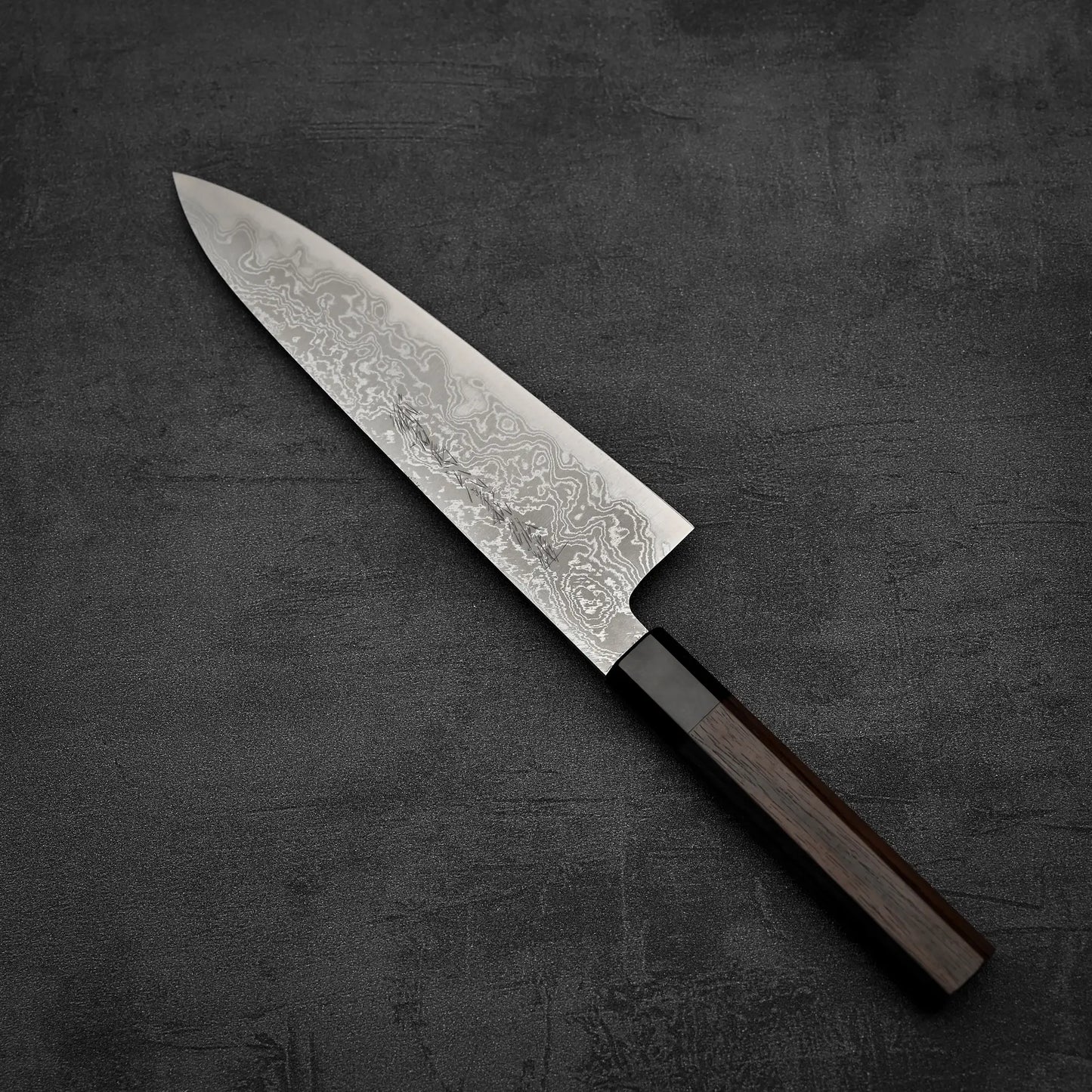 田中良和 白紙1号ダマスカス牛刀 210mm