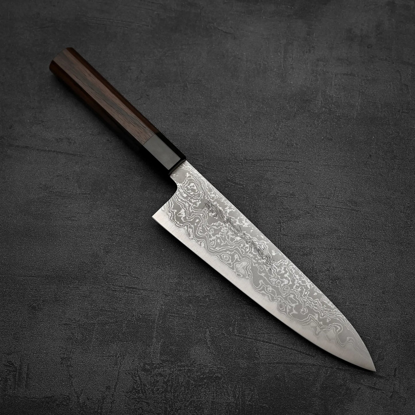 田中良和 白紙1号ダマスカス牛刀 210mm