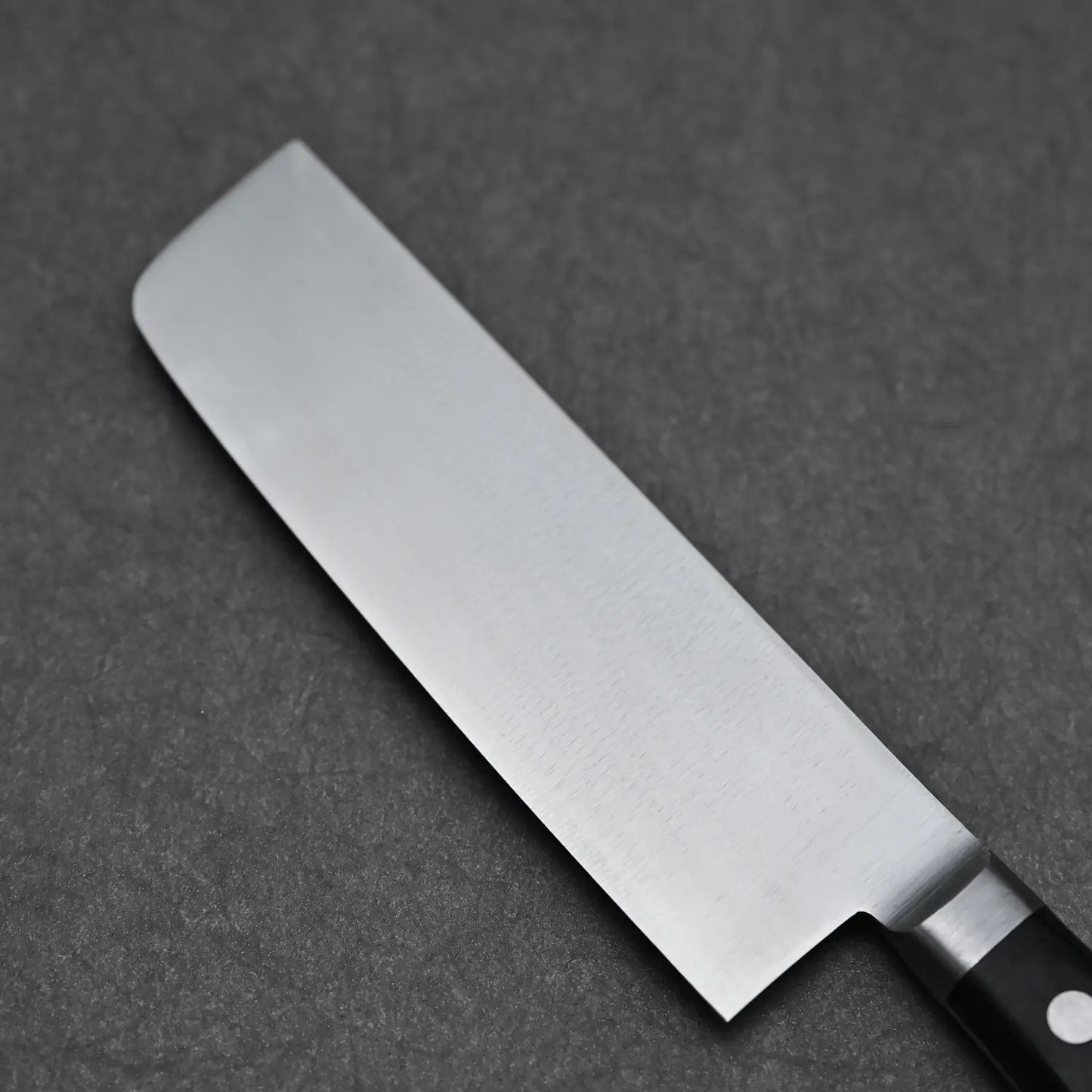 Close-up shot of the back side of the Masahiro nakiri