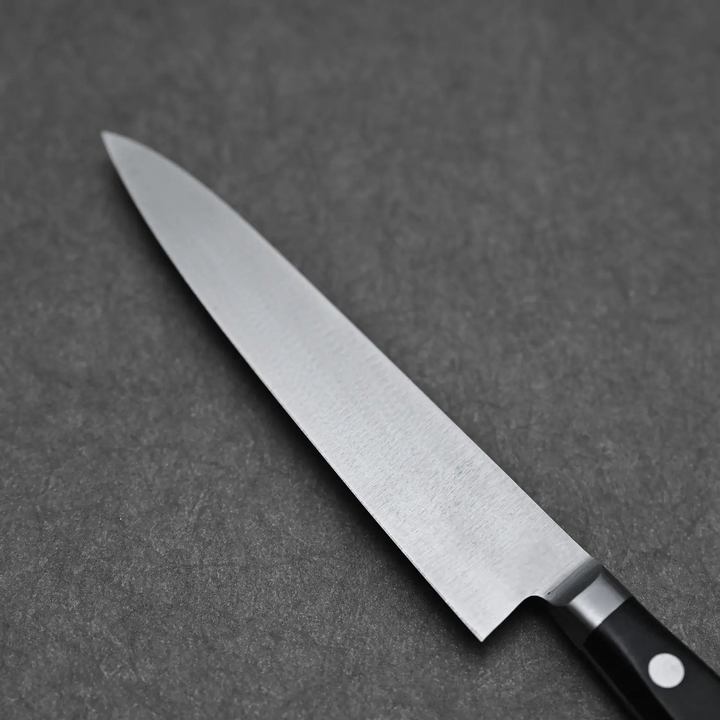 Close-up of the back side of the Masahiro petty knife