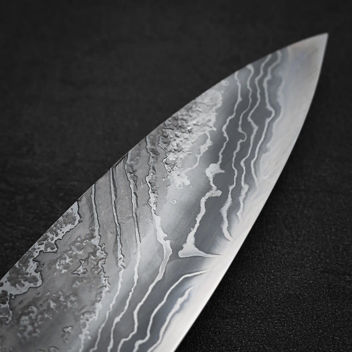 増田好秀 白紙2号 ダマスカス牛刀 240mm (224x48)