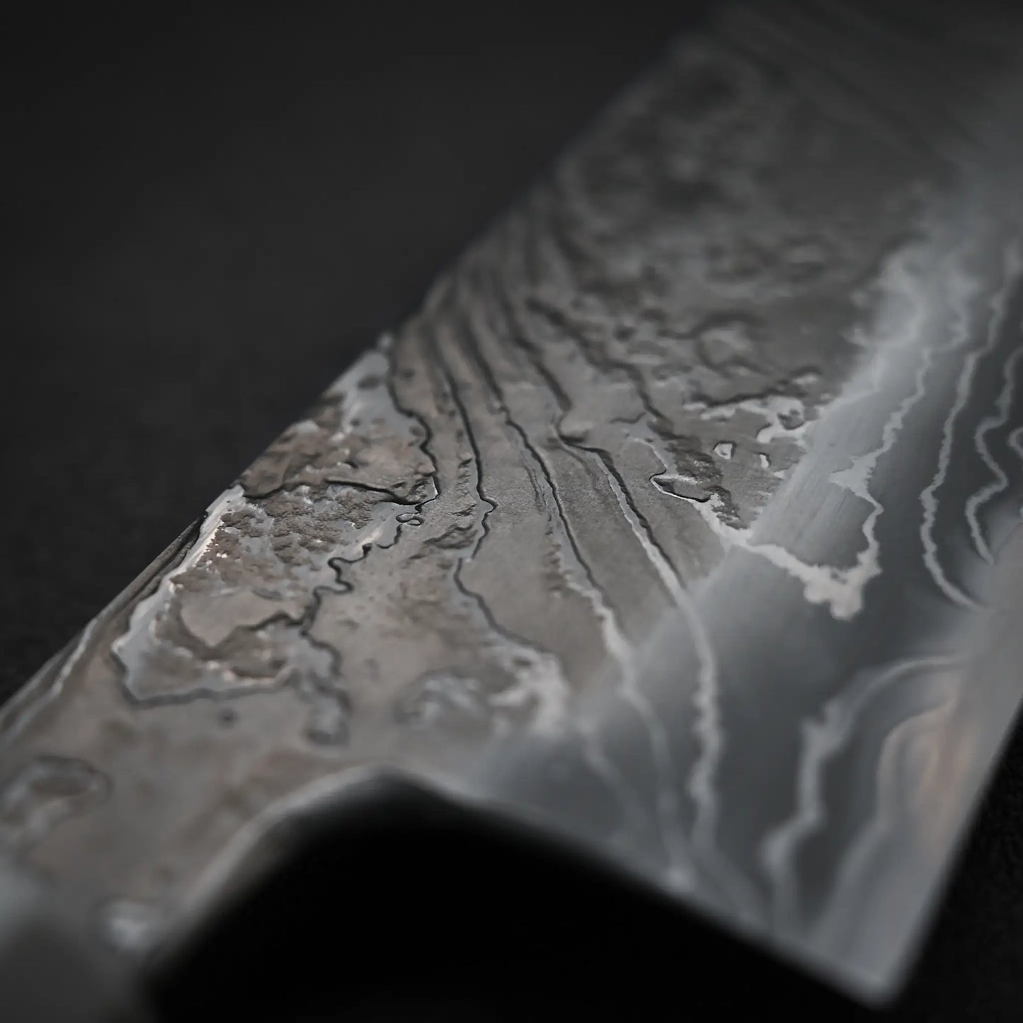 増田好秀 白紙2号 ダマスカス牛刀 240mm (224x48)