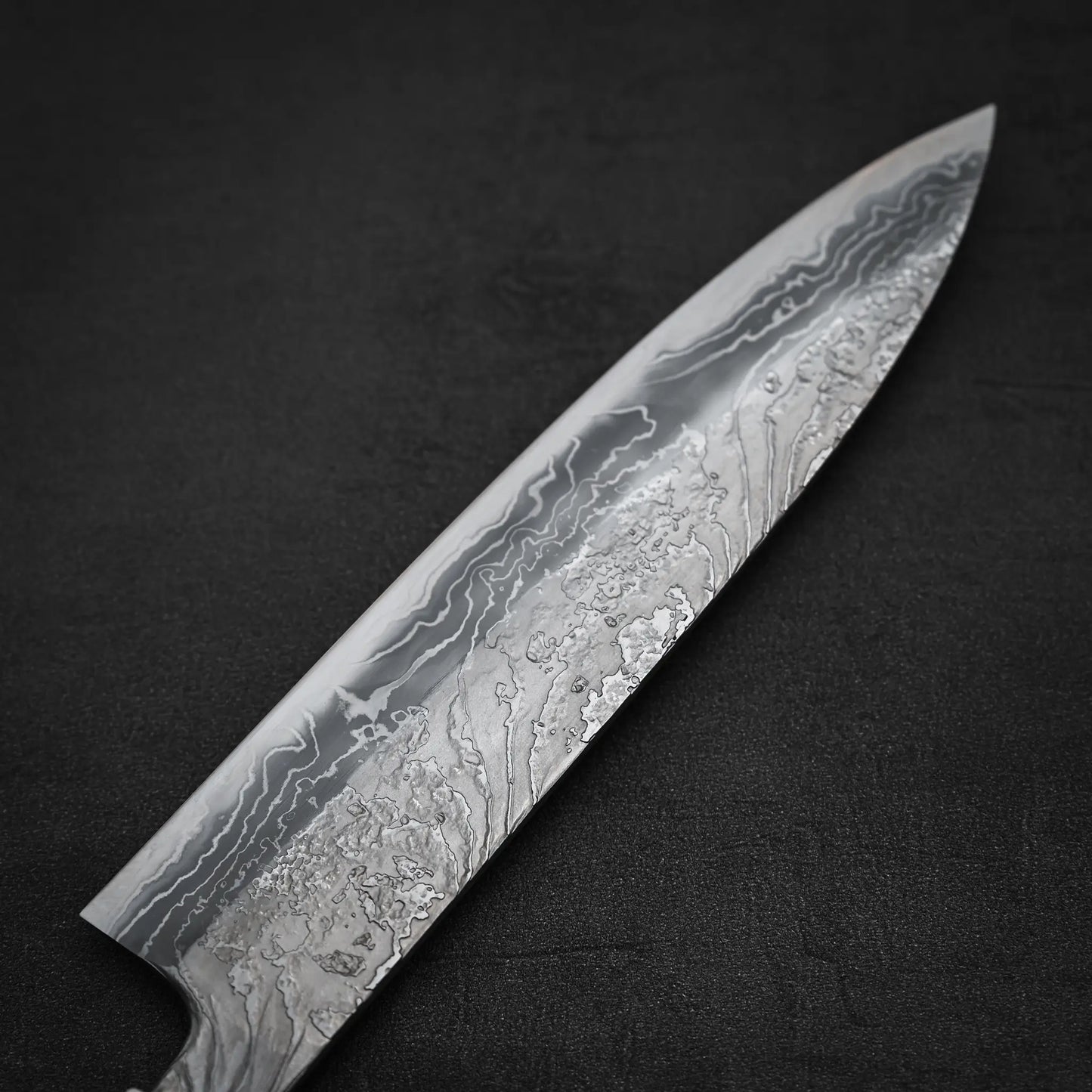 増田好秀 白紙2号 ダマスカス牛刀 240mm (224x48)