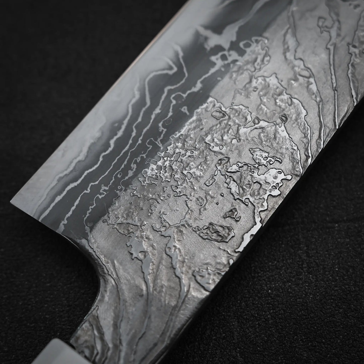 増田好秀 白紙2号 ダマスカス牛刀 240mm (224x48)
