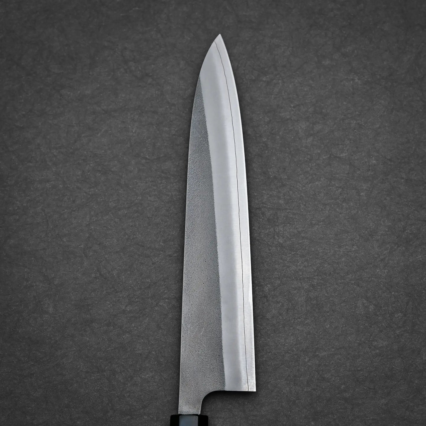 240mm Hatsukokoro x Yoshikane nashiji SKD gyuto knife rigth side view