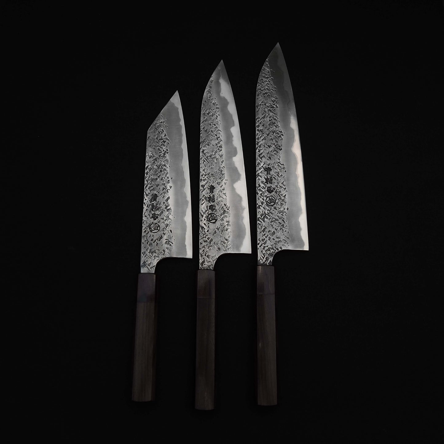 Kisuke x Zahocho tsuchime aogami #2 190mm bunka (stainless clad) - Zahocho Japanese Knives