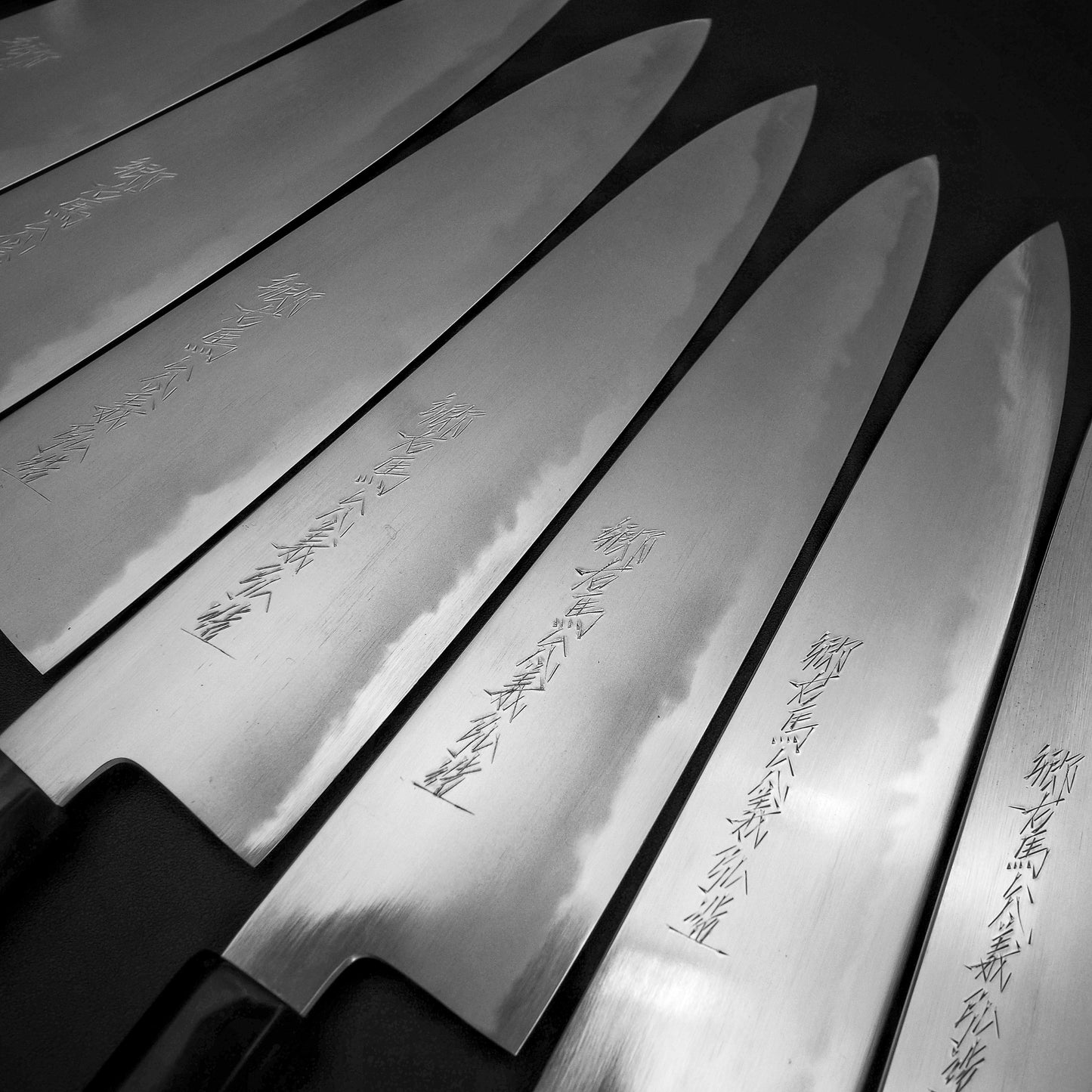 Goh Umanosuke Yoshihiro x Yoshikazu Tanaka shirogami #2 gyuto 240mm - Zahocho Japanese Knives