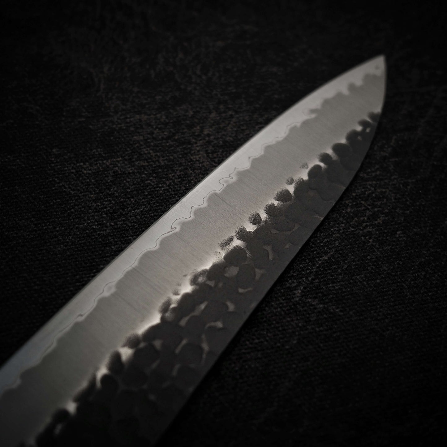 Ittosai Kotetsu tsuchime kurouchi AS (aogami super) gyuto 210mm - Zahocho Japanese Knives