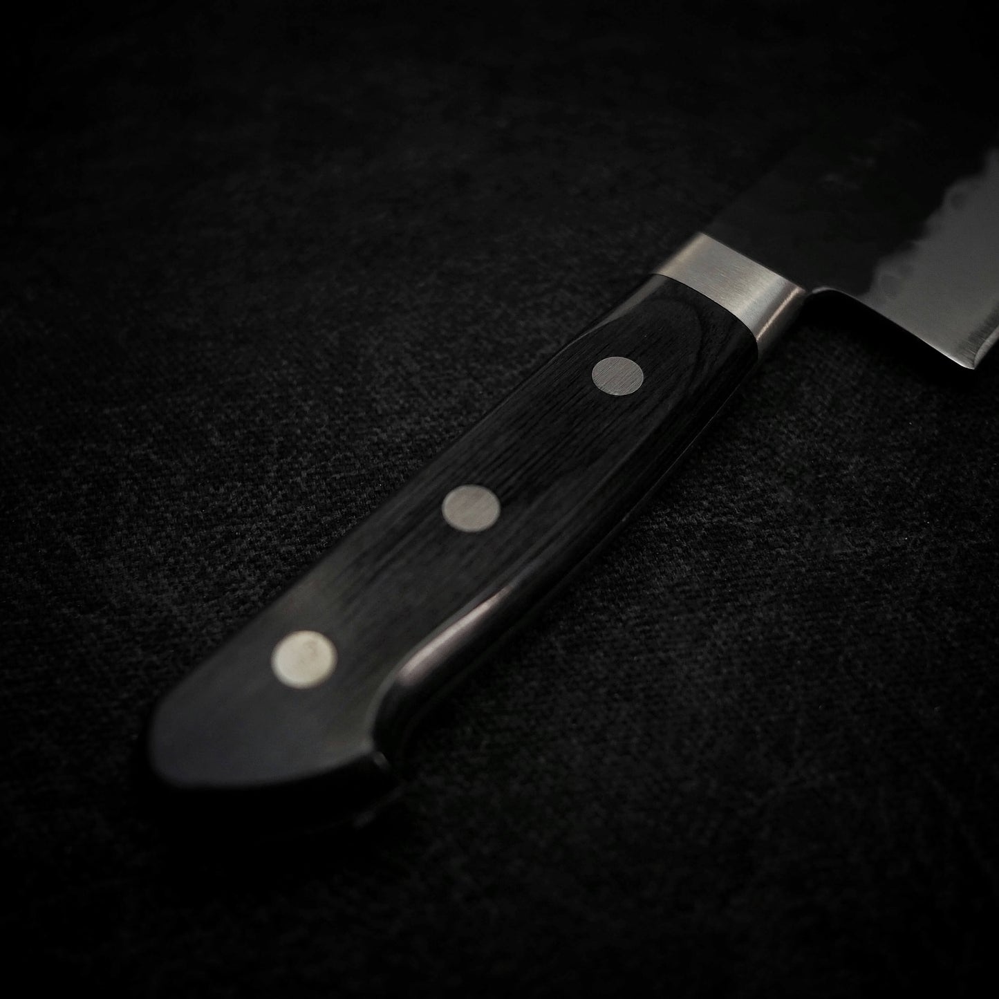 Ittosai Kotetsu tsuchime kurouchi AS (aogami super) gyuto 210mm - Zahocho Japanese Knives