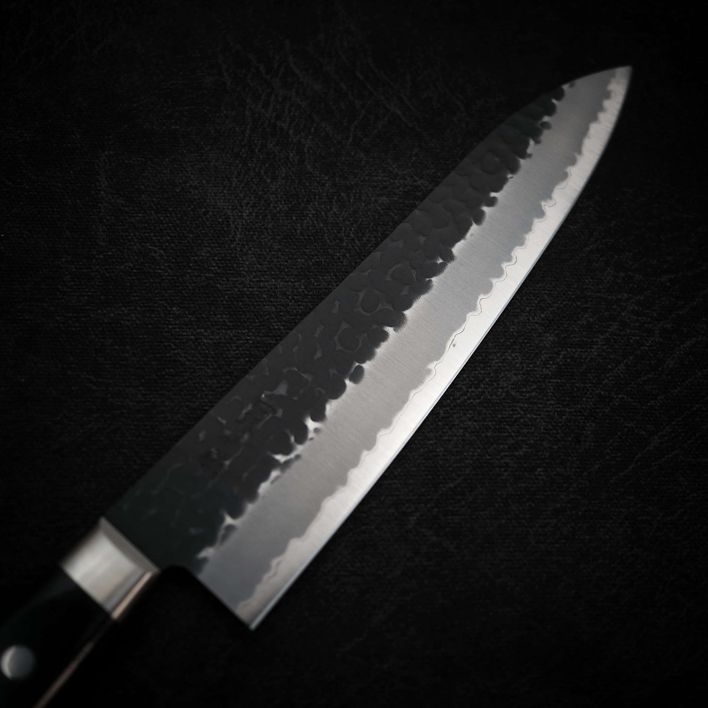 Ittosai Kotetsu tsuchime kurouchi AS (aogami super) gyuto 210mm - Zahocho Japanese Knives