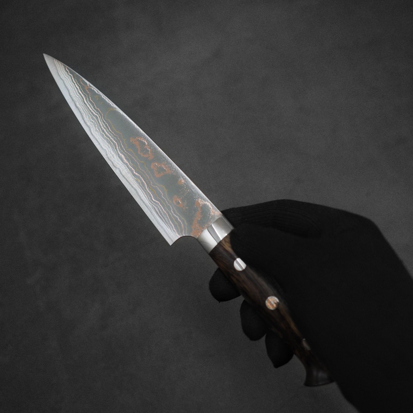 Takeshi Saji rainbow damascus aogami#2 petty knife 150mm
