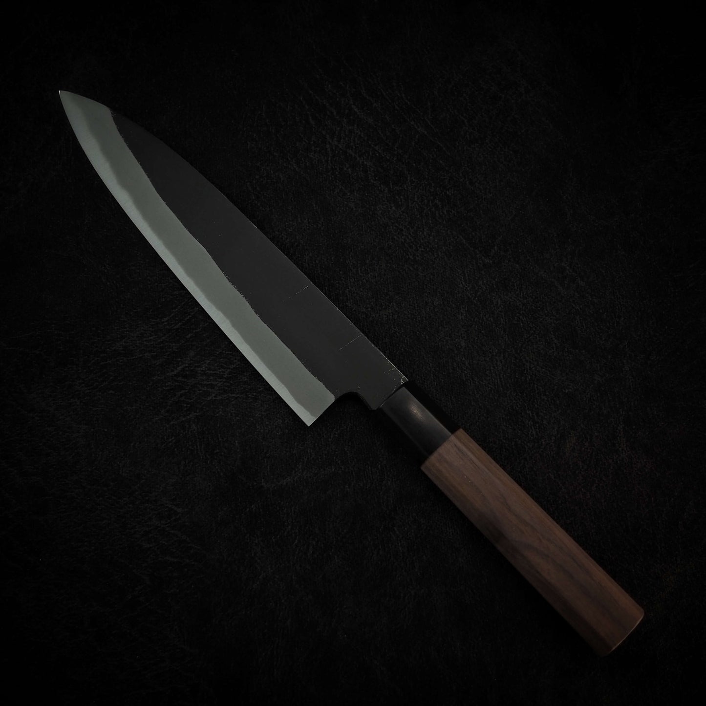Yoshihiro kurouchi shirogami #2 gyuto 210mm - Zahocho Japanese Knives