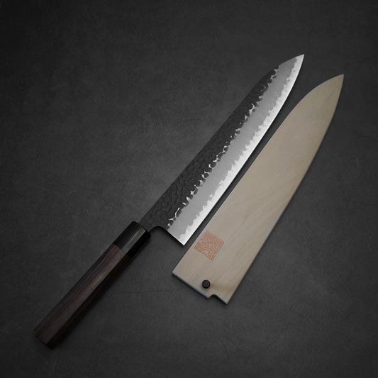 Yoshihiro tsuchime kurouchi AS gyuto 240mm (with magnolia saya)
