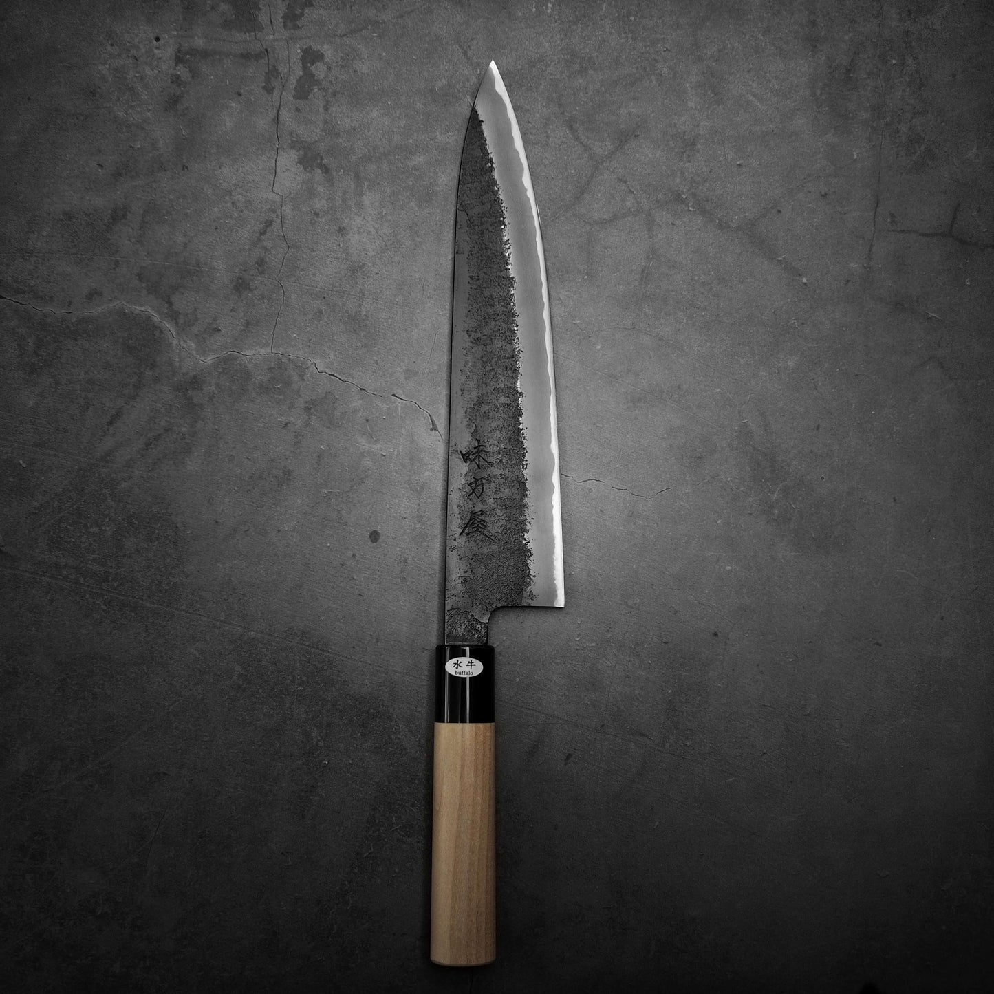 Hinoura kurouchi shirogami#2 gyuto 240mm