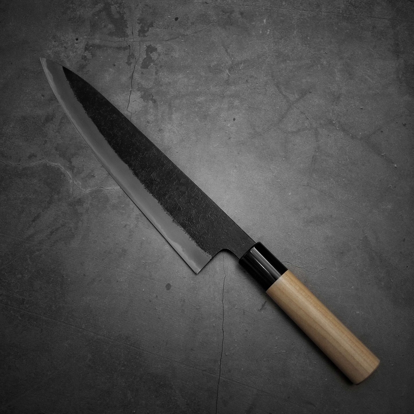 Hinoura kurouchi shirogami#2 gyuto 240mm