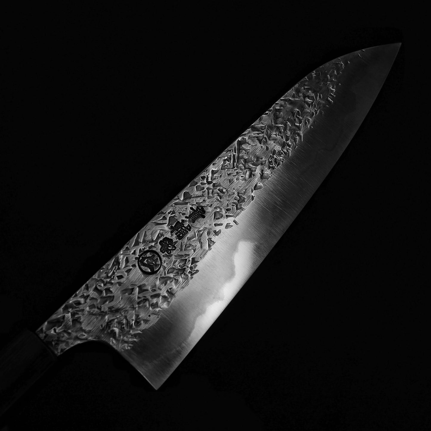 Kisuke x Zahocho tsuchime aogami #2 210mm gyuto (stainless clad) - Zahocho Japanese Knives