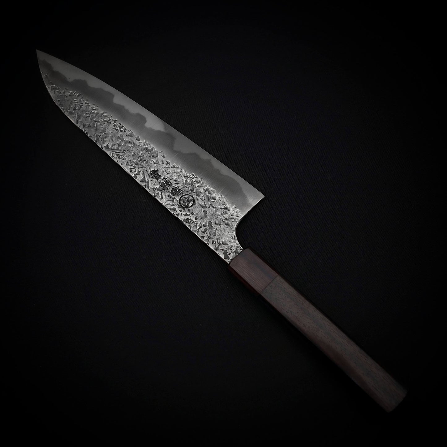 Kisuke x Zahocho tsuchime aogami #2 210mm gyuto (stainless clad) - Zahocho Japanese Knives