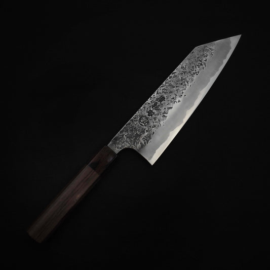 Kisuke x Zahocho tsuchime aogami #2 190mm bunka (stainless clad) - Zahocho Japanese Knives
