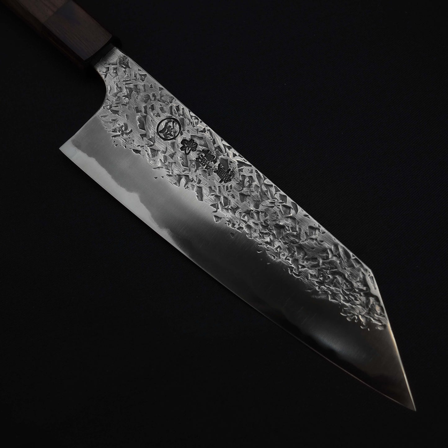 Kisuke x Zahocho tsuchime aogami #2 190mm bunka (stainless clad) - Zahocho Japanese Knives