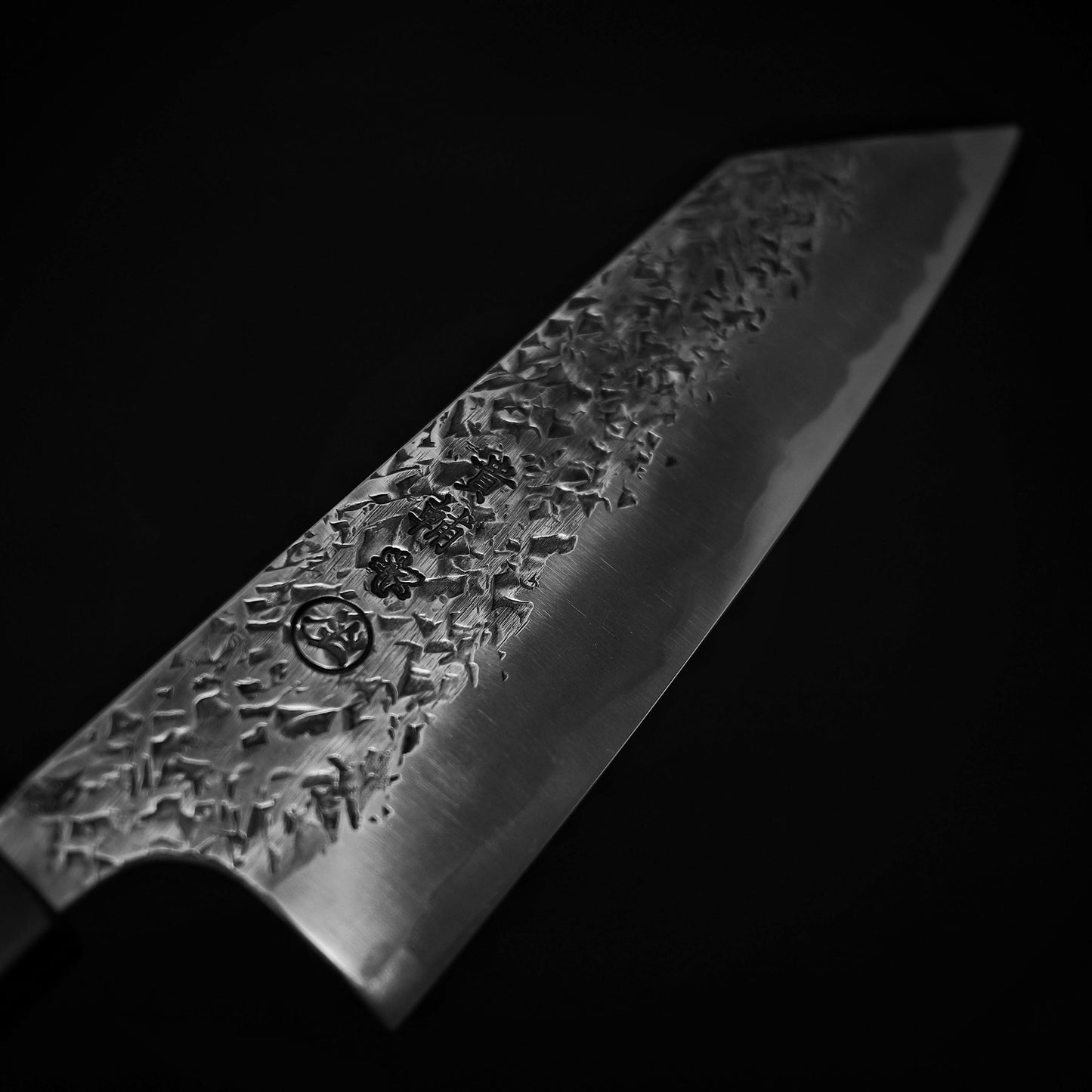 Kisuke x Zahocho tsuchime aogami #2 190mm bunka (stainless clad) - Zahocho Japanese Knives