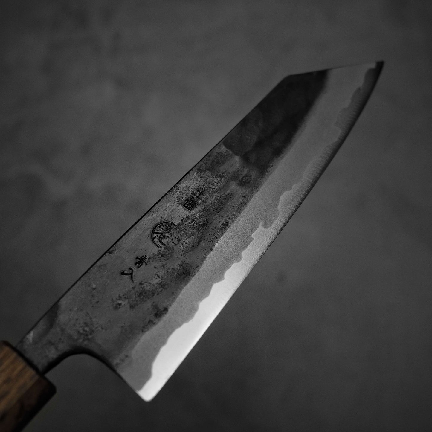 Kyohei Shindo kurouchi aogami#2 bunka 165mm - Zahocho Japanese Knives