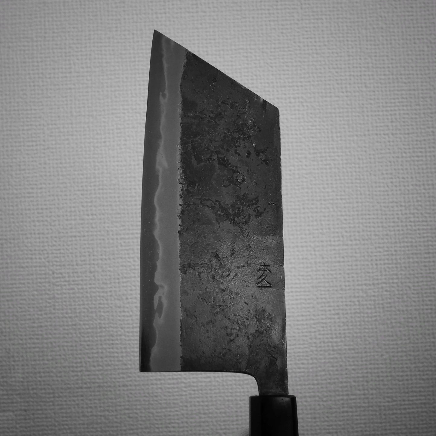 Motokyuuichi kurouchi aogami #2 200mm kiritsuke chuka bocho - Zahocho Japanese Knives