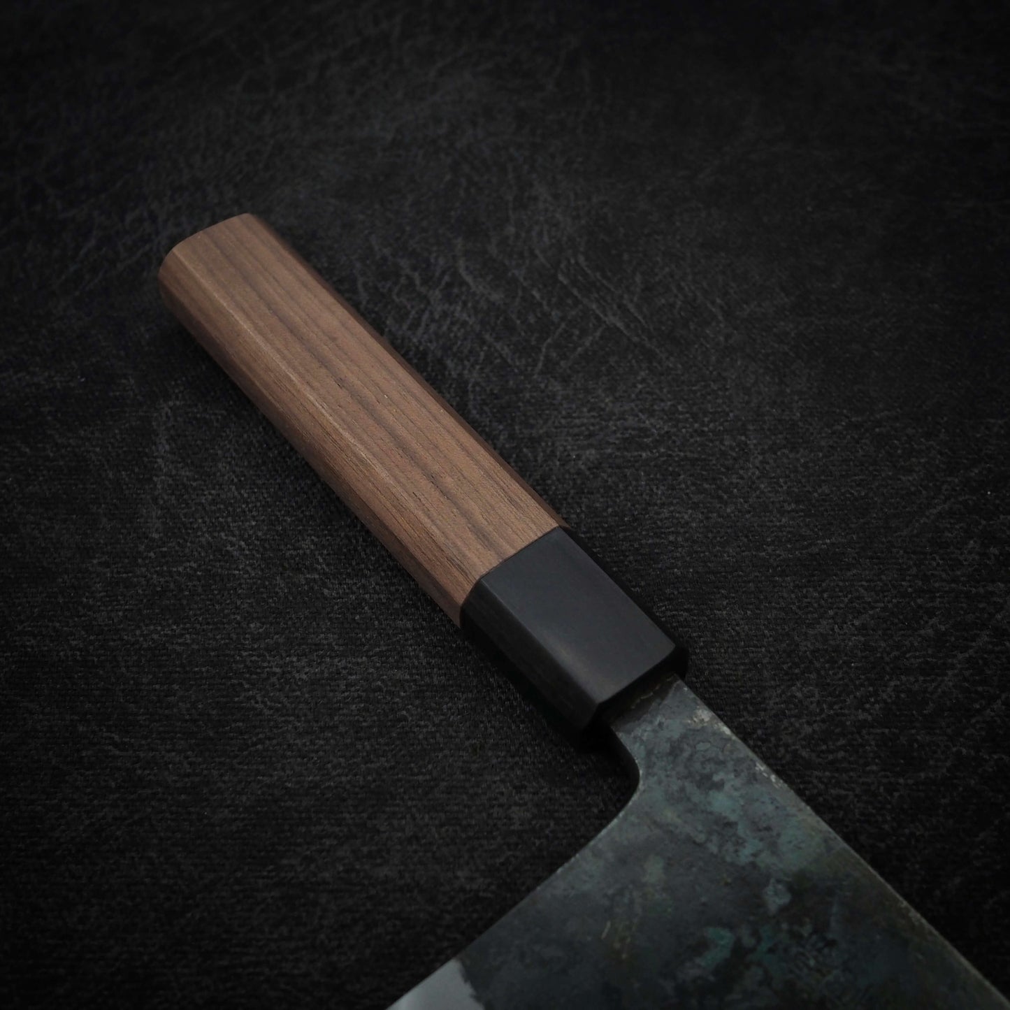 Motokyuuichi kurouchi aogami #2 200mm kiritsuke chuka bocho - Zahocho Japanese Knives