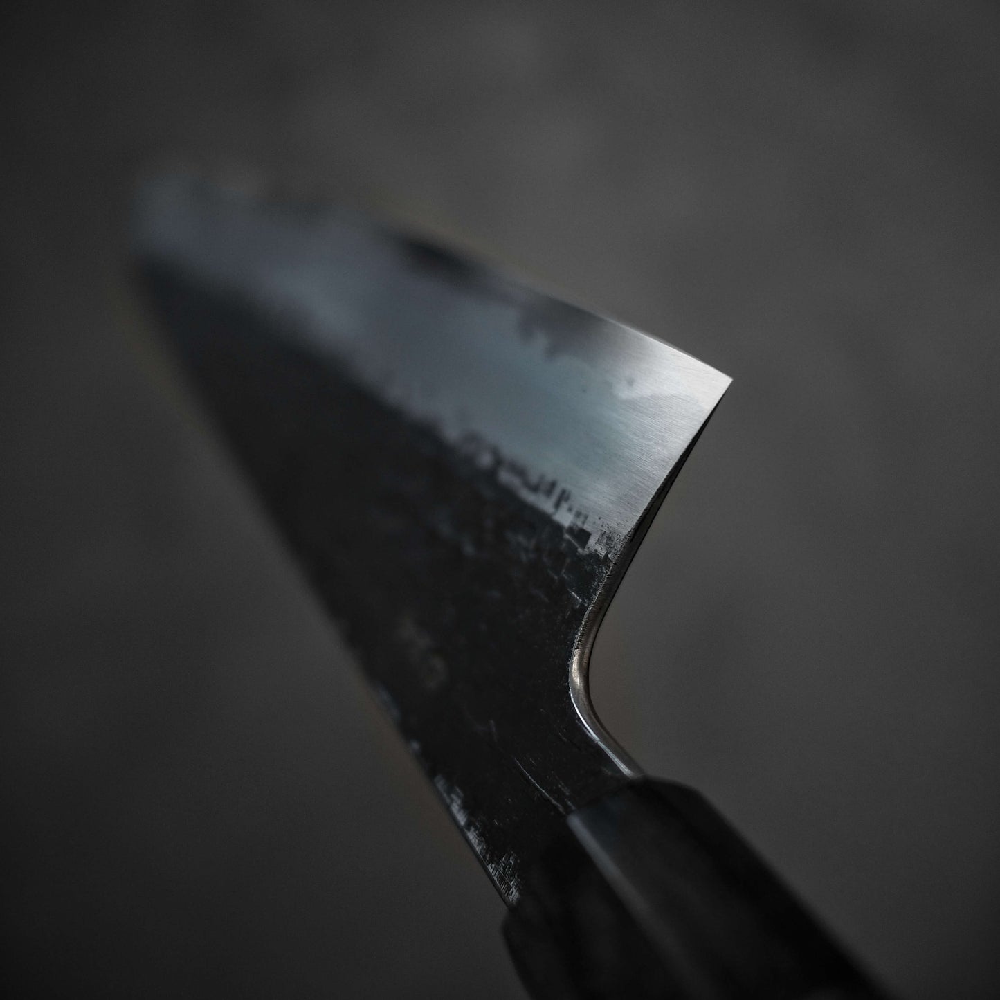 Nakagawa tsuchime kurouchi shirogami#1 tall gyuto 240mm - Zahocho Japanese Knives