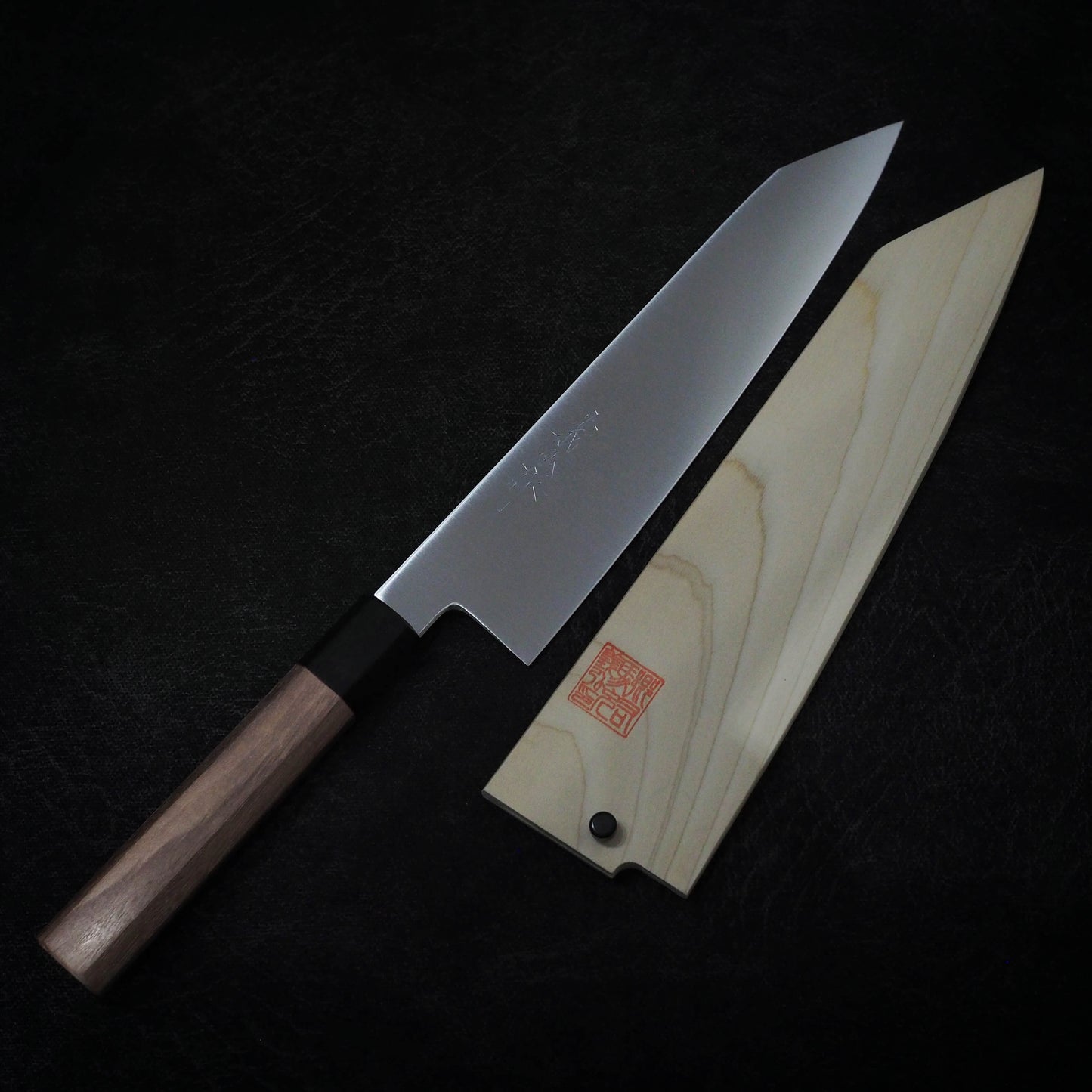 Yoshihiro VG1 240mm kiritsuke gyuto (with saya) - Zahocho Japanese Knives