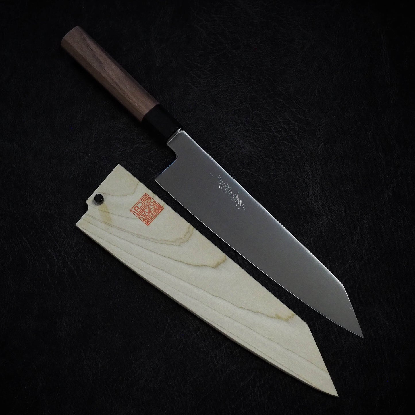 Yoshihiro VG1 240mm kiritsuke gyuto (with saya) - Zahocho Japanese Knives