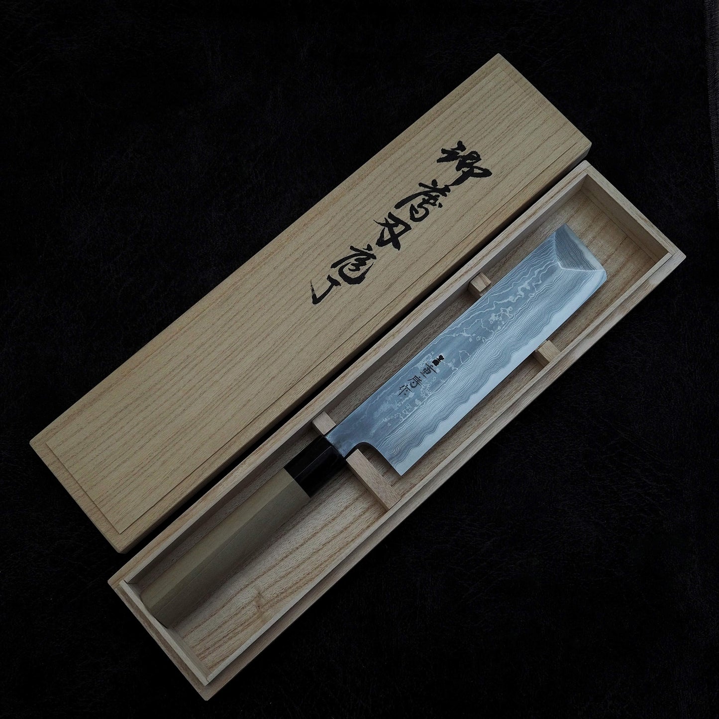 Shigefusa kitaeji usuba 210mm with kiri box - Zahocho Japanese Knives
