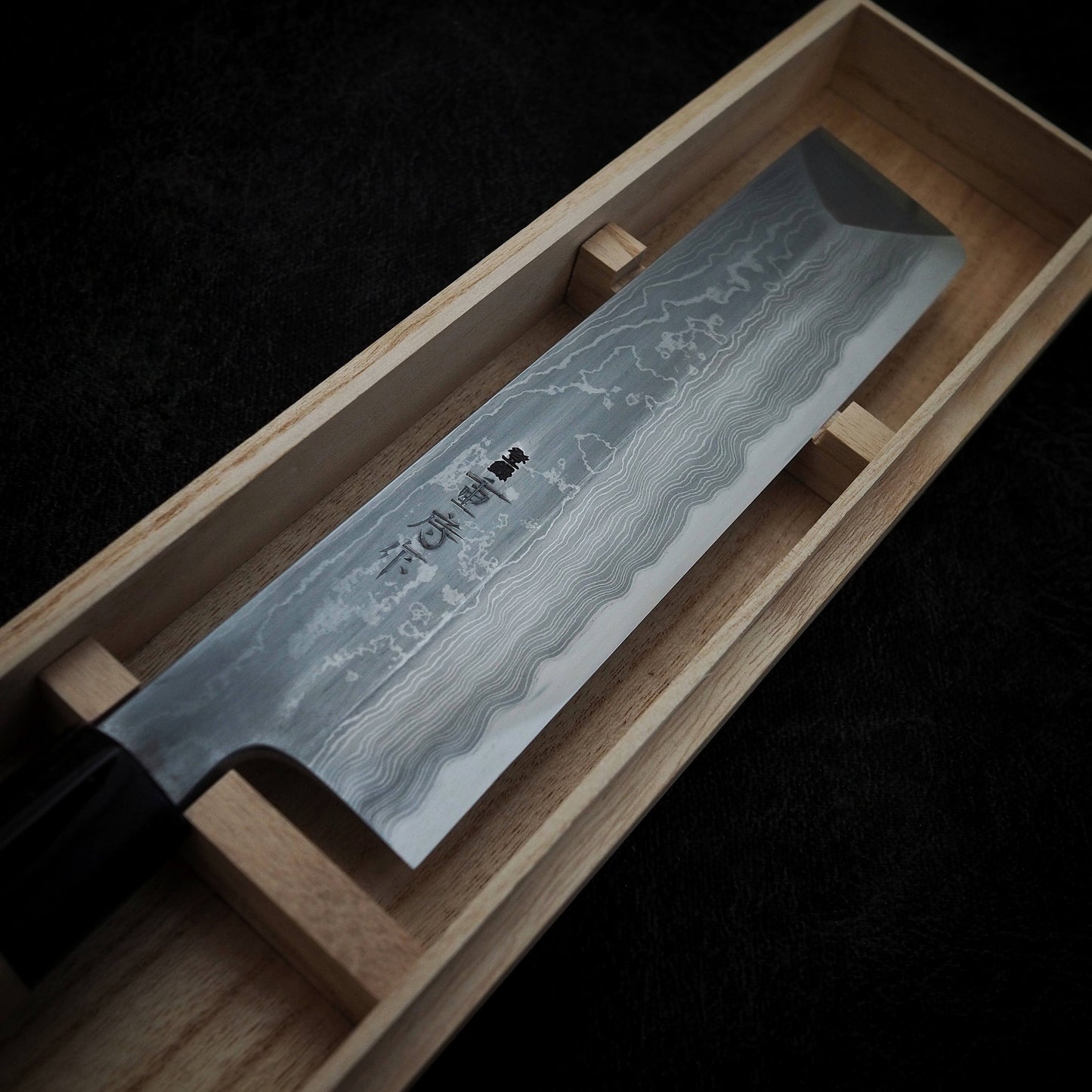 Shigefusa kitaeji usuba 210mm with kiri box - Zahocho Japanese Knives