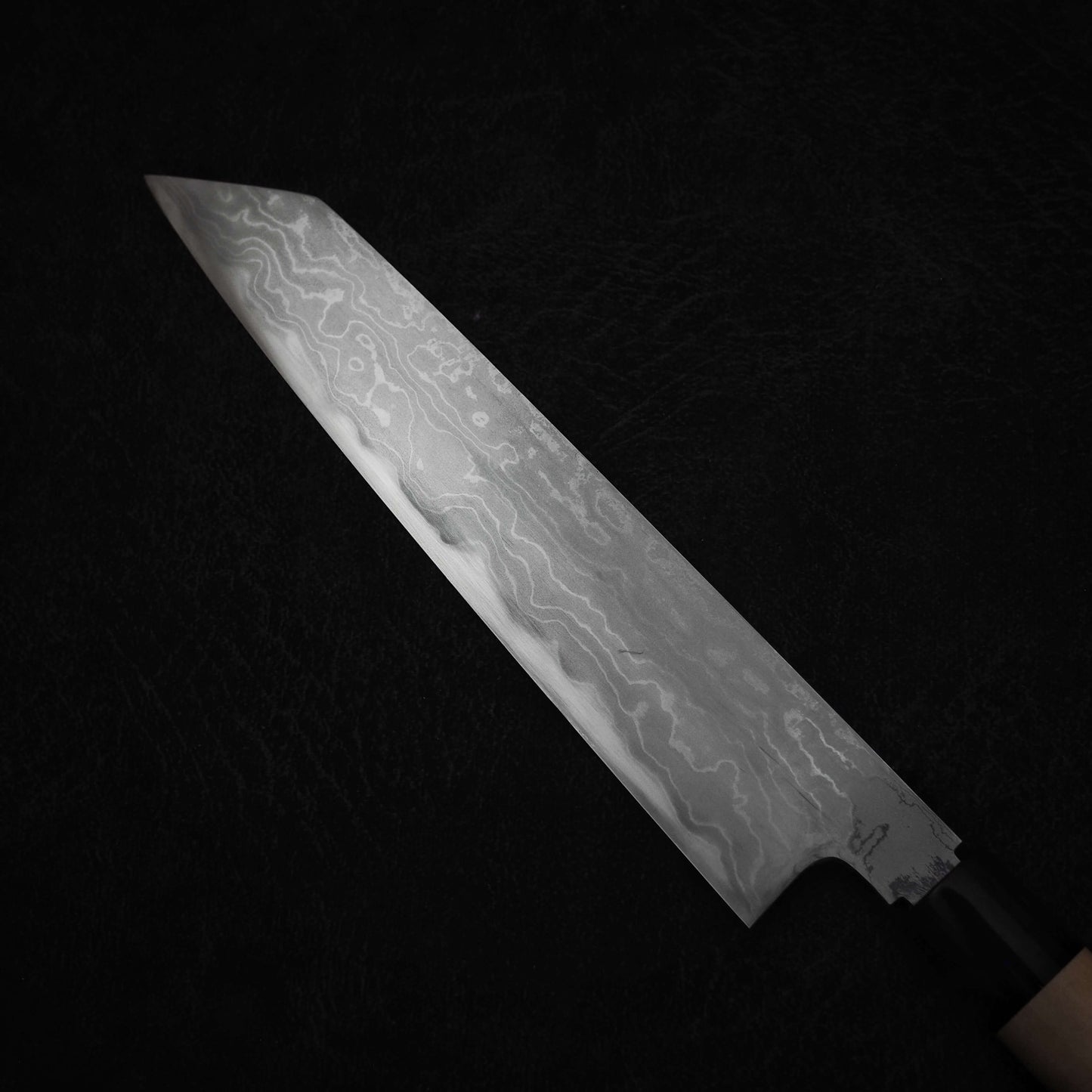 Toyama aogami #2 damascus 240mm kiritsuke gyuto - Zahocho Japanese Knives