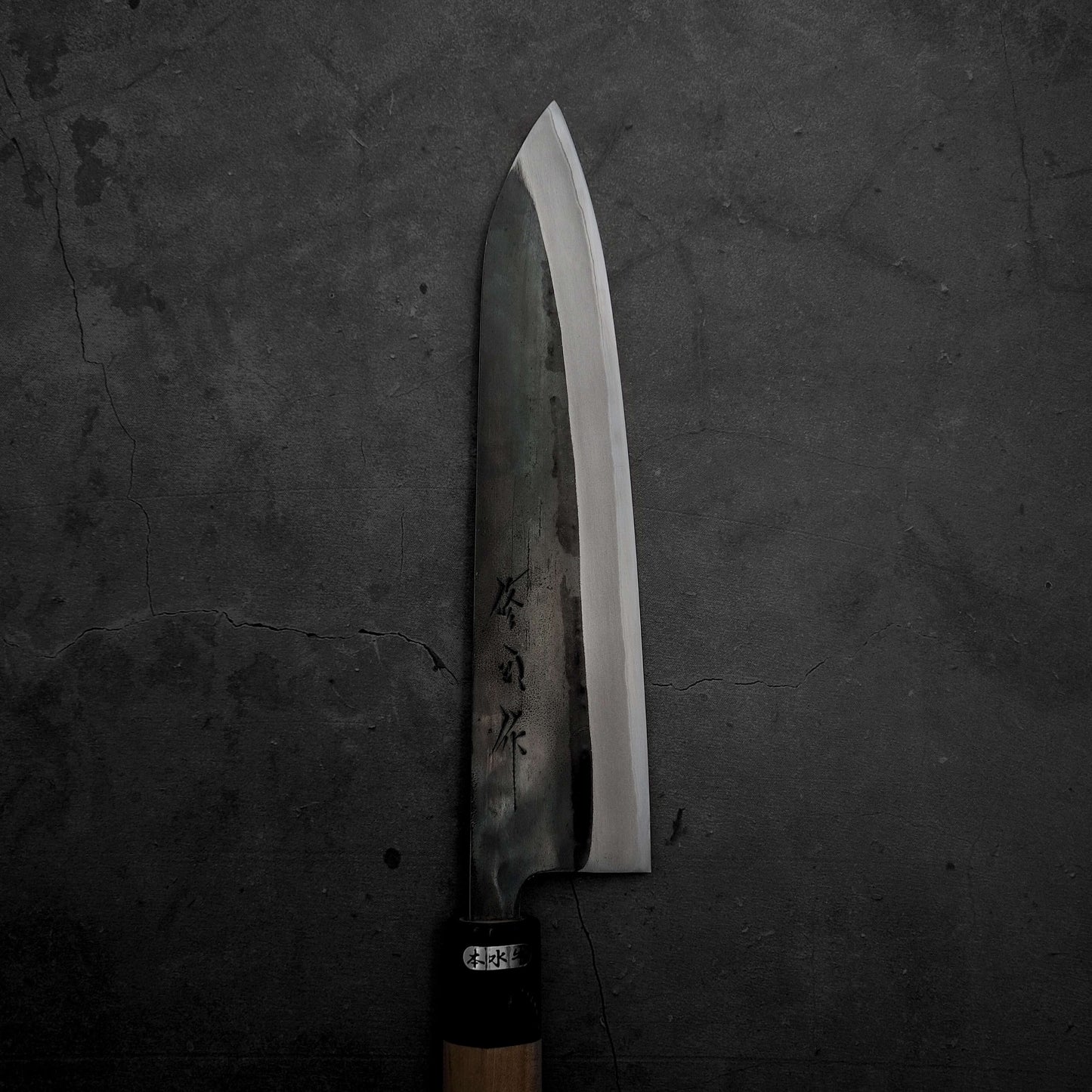 Toyama kurouchi aogami#2 gyuto 210mm - Zahocho Japanese Knives