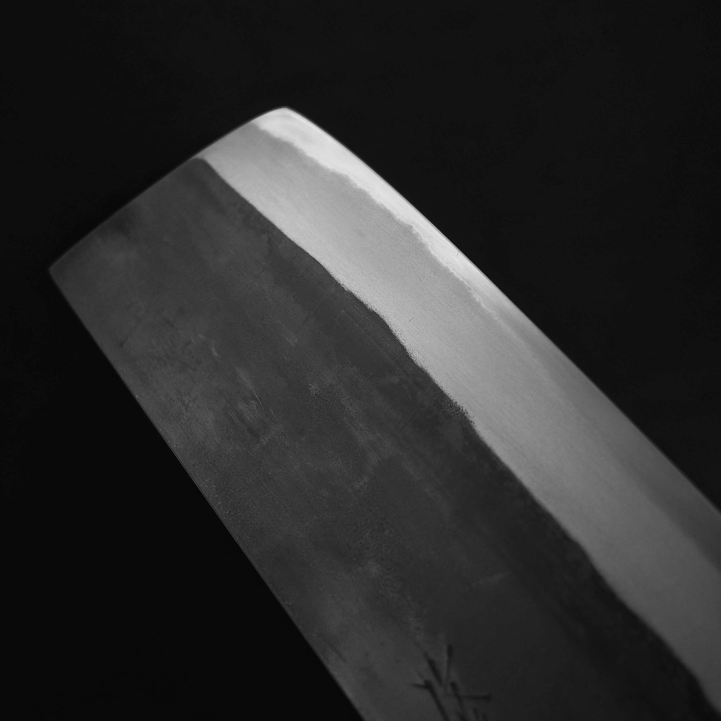 Toyama kurouchi aogami#2 nakiri 180mm - Zahocho Japanese Knives