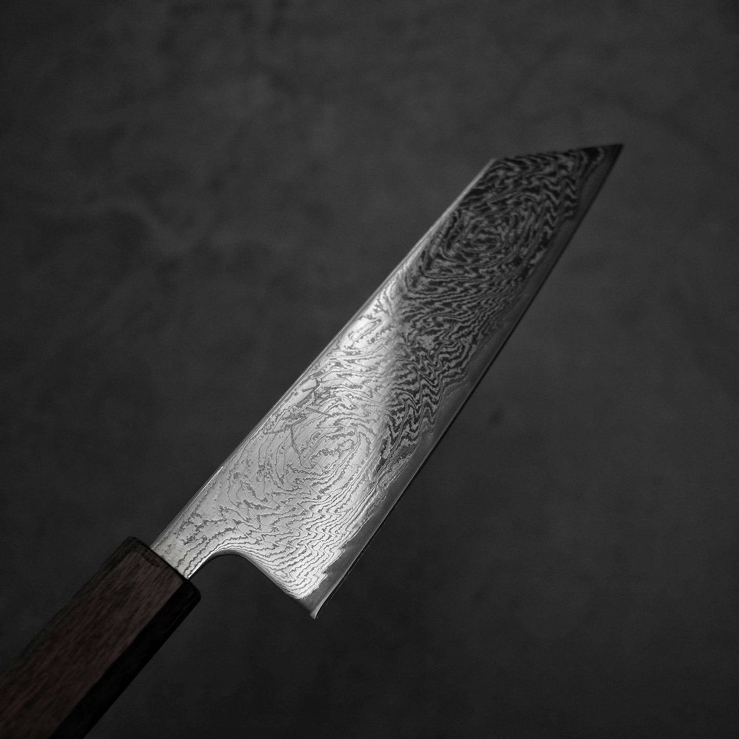 Tsunehisa AUS10 damascus nami bunka 170mm - Zahocho Japanese Knives