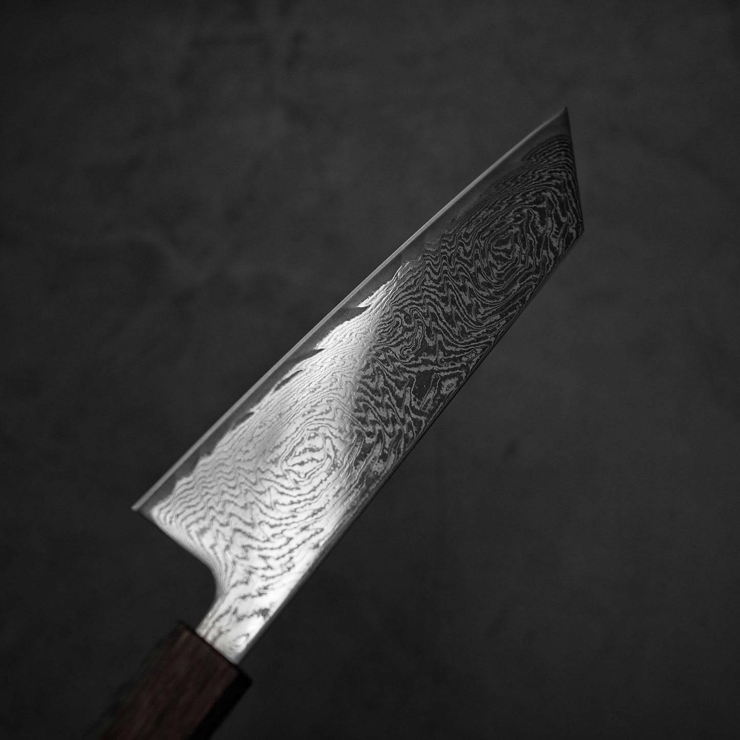 Tsunehisa AUS10 damascus nami bunka 170mm - Zahocho Japanese Knives