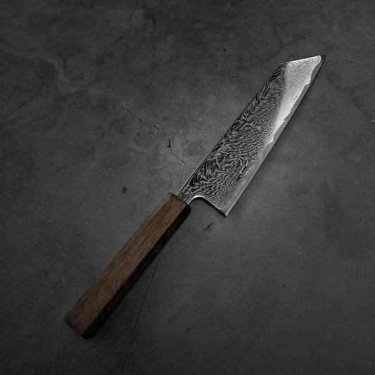 Tsunehisa AUS10 damascus nami bunka 170mm - Zahocho Japanese Knives